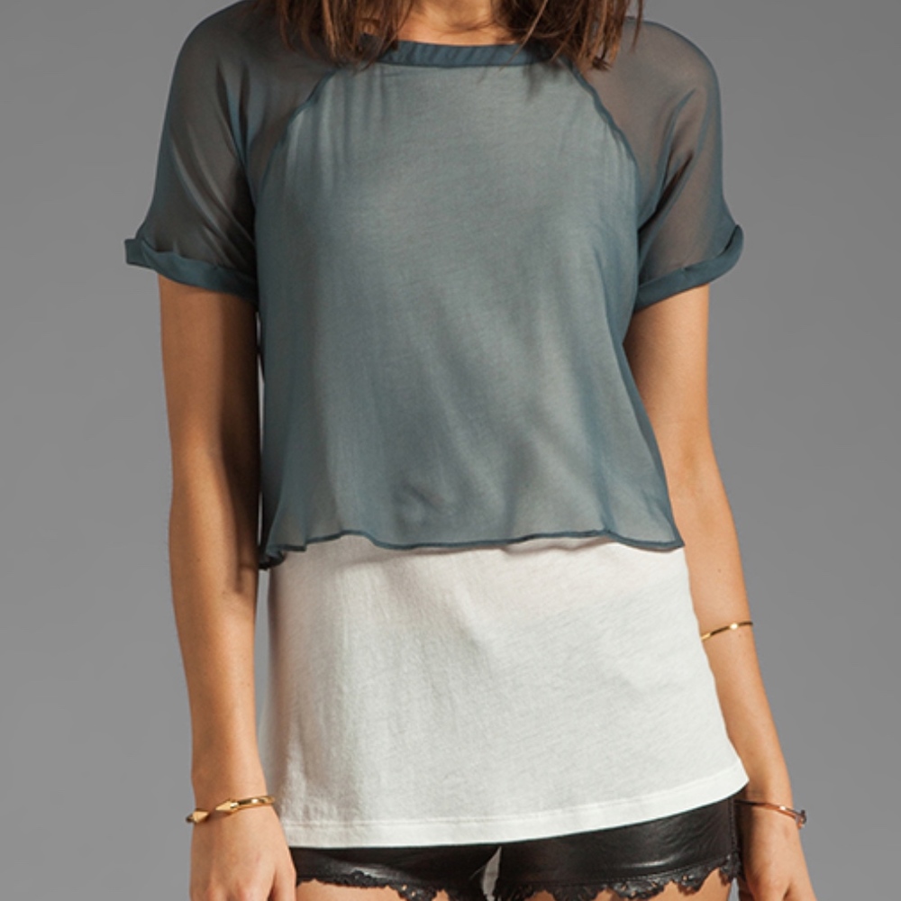 Elizabeth and James Amina T double layer top